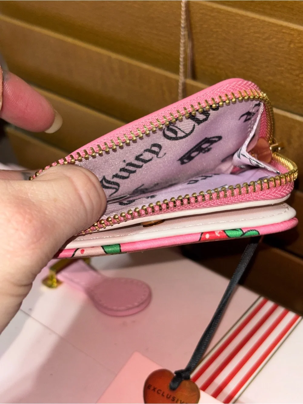 Juicy Couture Strawberry Card Case